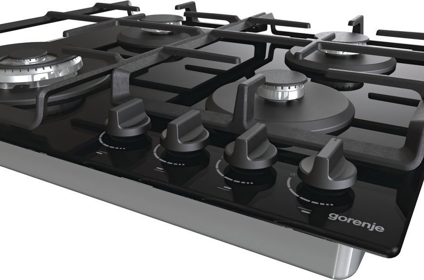 Комплект Gorenje (духовка електрична BO6735E05B + поверхня газова на склі GTW641EB), 743549, чорн (SET_BO6735E05B_GTW641EB) 374704 фото