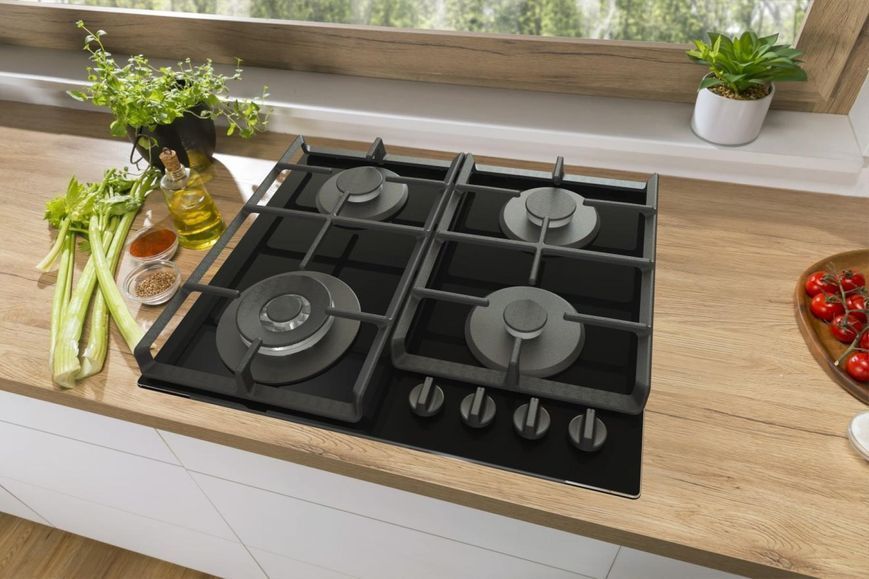 Комплект Gorenje (духовка електрична BO6735E05B + поверхня газова на склі GTW641EB), 743549, чорн (SET_BO6735E05B_GTW641EB) 374704 фото