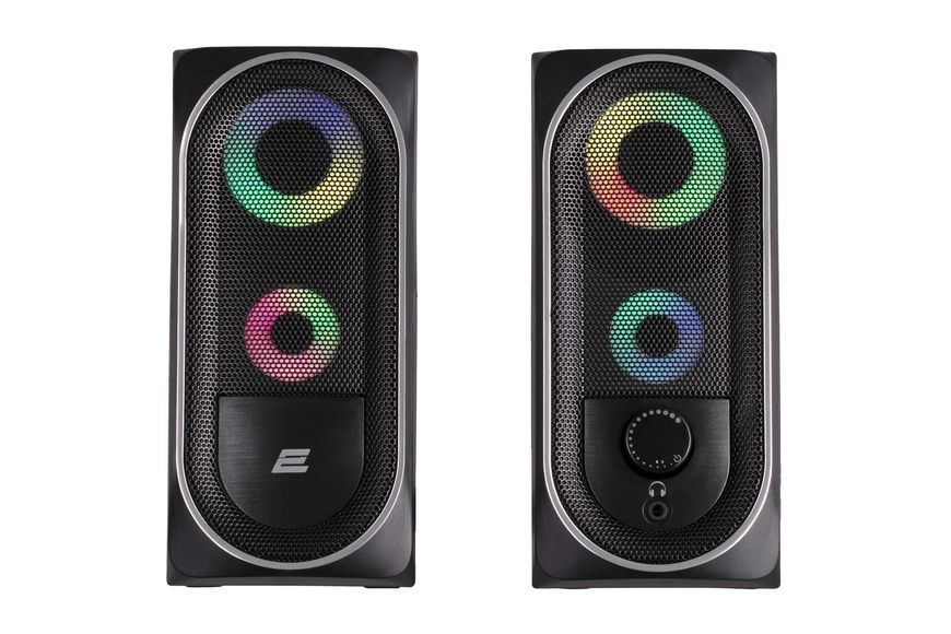 Акустична система 2E PCS234 RGB, 2.0, USB, Black (2E-PCS234BK) 362823 фото