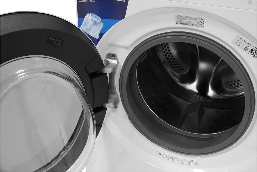Прально-сушильна машина Beko фронтальна, 9(6)кг, 1400, D, 60см, дисплей, білий (B5DFT59447W) 374542 фото