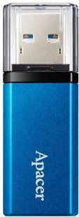 Флеш-пам'ять USB Apacer AH25C 128GB Blue USB3.2 (AP128GAH25CU-1) 318668 фото