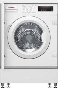 Пральна машина Bosch вбудовувана фронтальна, 8кг, 1200, C, 55см, дисплей, білий 397091 фото