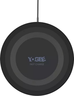 Бездротовий зарядний пристрій Yogee Wireless Charger Transmitter PU Leather White 121851 фото