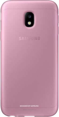 Чохол-накладка Samsung J3 2017 Jelly Cover (EF-AJ330TPEGRU) Pink 91612 фото