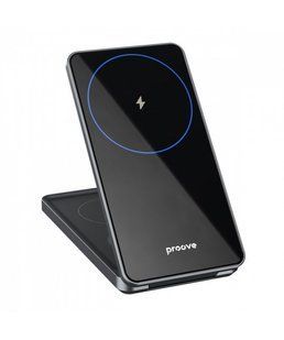 Бездротовий зарядний пристрій Proove Metal Edge 3 in 1 (WSME15010003) Black 277462 фото
