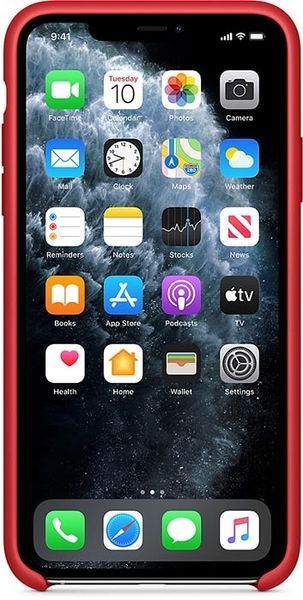 Чохол-накладка iPhone 11 Pro Max Apple AAA Silicone case Red 144334 фото