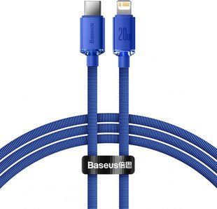 Кабель Baseus Crystal Shine Series Fast Charging Data USB кабель Type-C To IP 20W 1.2m (CAJY000203) Blue 257528 фото