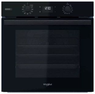Духова шафа Whirlpool електрична, 71л, A+, дисплей, конвекція, телескопічні напрямні, пара, чорний (OMSR58CU1SB) 371459 фото