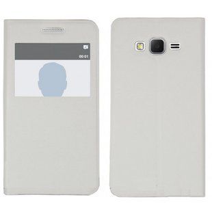 Чехол Samsung G360 Hozis (Book Flip) White 64791 фото