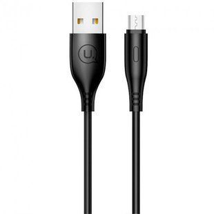 Кабель Usams U18 US-SJ268 Round Micro Cable 1m Black 249958 фото