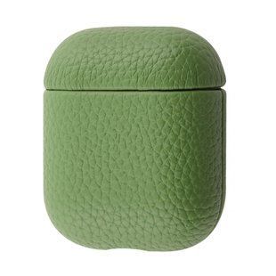 Чохол Leather Case AirPods 1/2 olive 334448 фото