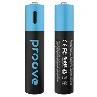 Акумуляторні батарейки Proove Compact Energy AAA 2 pcs (RBCE75010008) Black 338161 фото