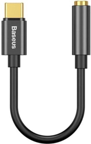Кабель-перехідник Baseus Type-C Male To 3.5 Mm Female Adapter L54 (CATL54-01) Black 253555 фото