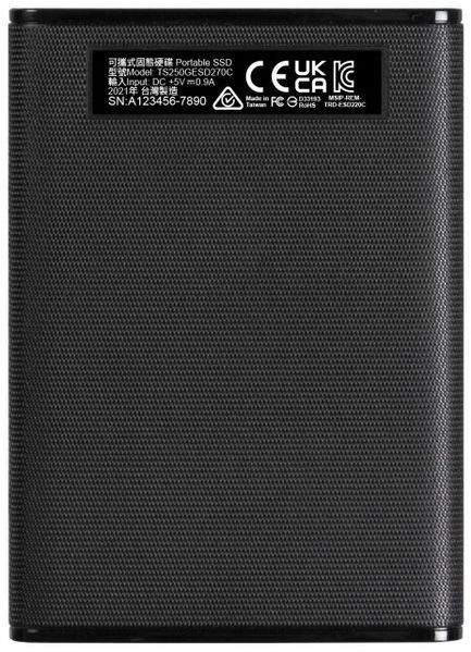 ssd зовнішній TRANSCEND ESD270C 1TB USB 3.1 GEN 2 Type-C (TS1TESD270C) комп'ютерний запам'ятовувальний пристрій 317782 фото