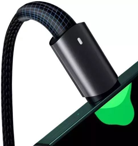 Кабель Essager Sunset Type-C 7A USB charging and data 100W Fully compatible cable 0.5m (EXC7A-CGB01-P) Black 315492 фото