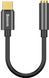 Кабель-перехідник Baseus Type-C Male To 3.5 Mm Female Adapter L54 (CATL54-01) Black 253555 фото 1