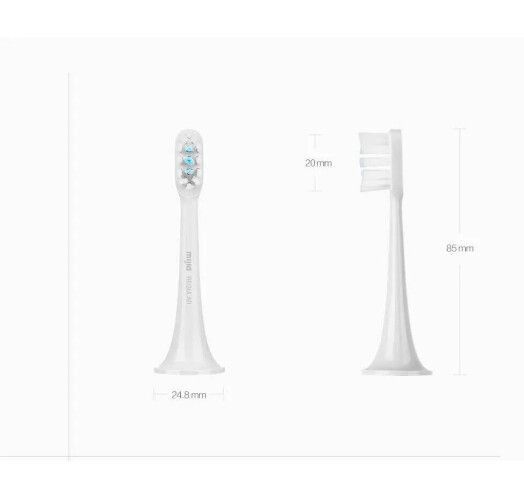 Насадка для зубної щітки Xiaomi Mijia Sonic Electric Toothbrush T302 Repl. Heads (White) 279443 фото