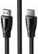 Кабель UGREEN HD140 HDMI Cable With Braided 1m Black (80401) 278846 фото 1