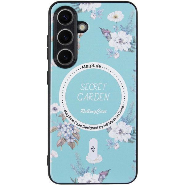 TPU+PC чохол Secret Garden with MagFit для Samsung Galaxy S23 FE Mint 327090 фото