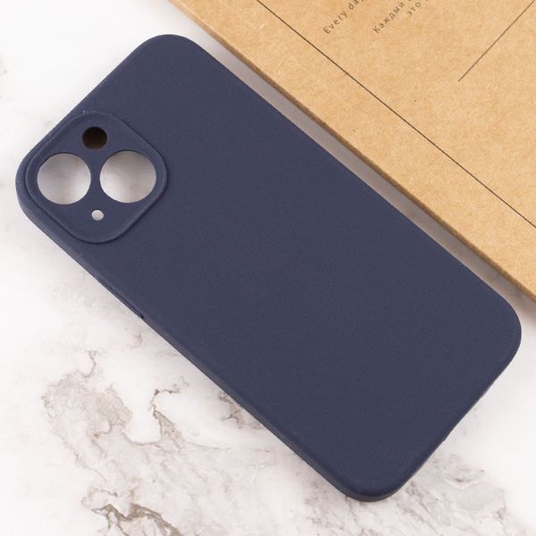 Чехол Silicone Case Full Camera Protective (AA) NO LOGO для Apple iPhone 13 (6.1") Темно-синий / Midnight blue 288688 фото