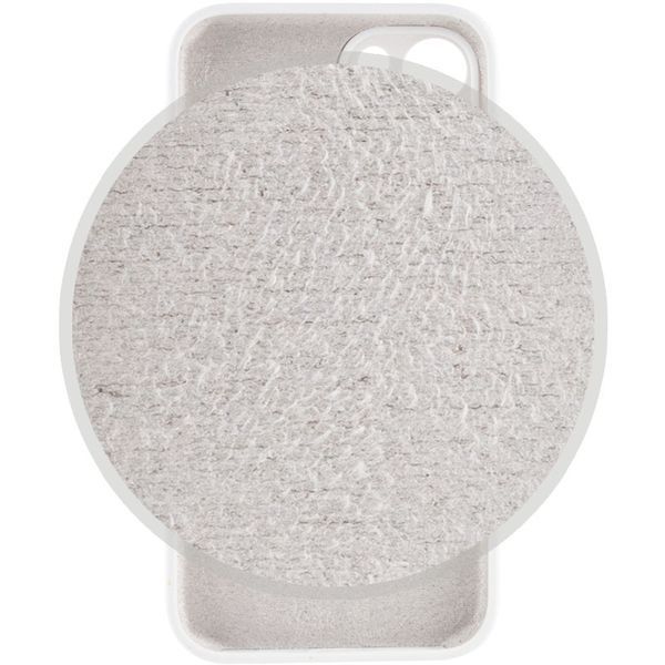 Чохол Silicone Case Full Camera Protective (AA) для Apple iPhone 15 (6.1") Білий / White 280179 фото