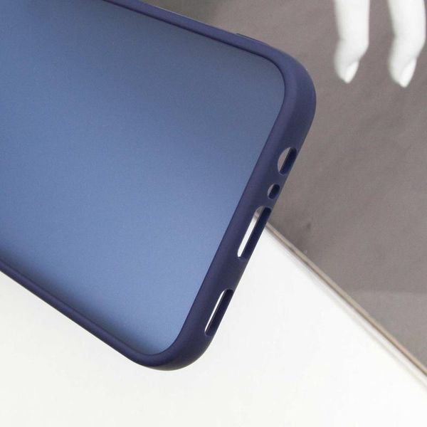 Чохол TPU+PC Lyon Frosted для Samsung Galaxy A17 4G/5G Navy Blue 398048 фото