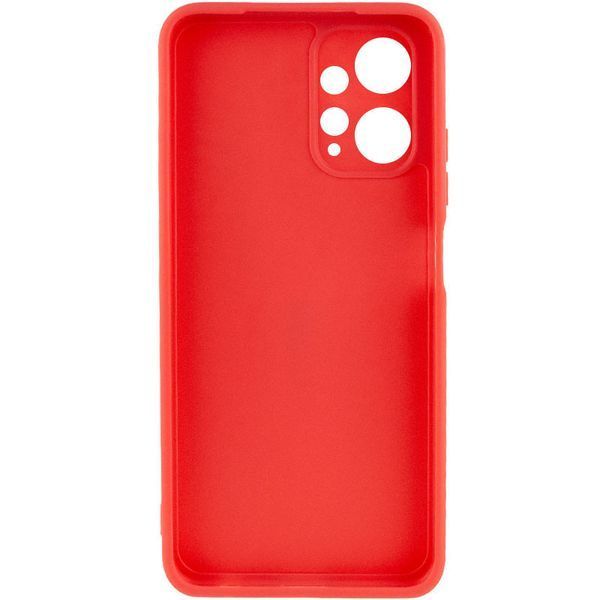 Силіконовий чохол Candy Full Camera для Xiaomi Redmi Note 12 4G Червоний / Camellia 271486 фото