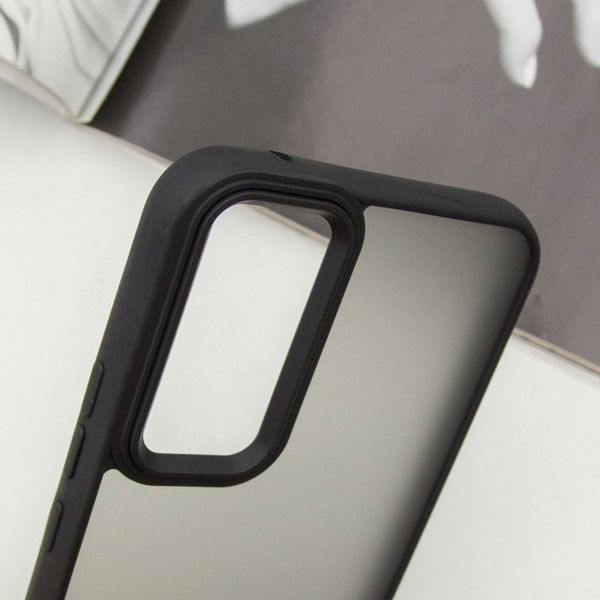 Чохол TPU+PC Lyon Frosted для Samsung Galaxy A55 Black 295746 фото