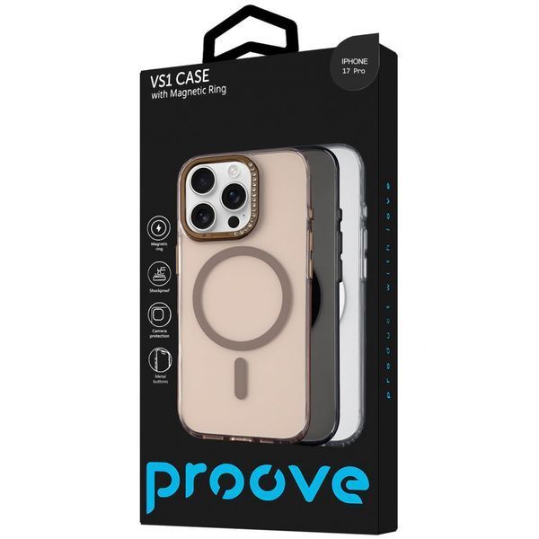 Чохол Proove VS1 Case with Magnetic Ring iPhone 17 Pro black (PCVSIP17P002) 395952 фото