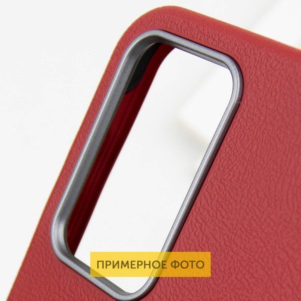 Шкіряний чохол Leather Case Metal Buttons для Xiaomi Redmi 9C Red 342193 фото