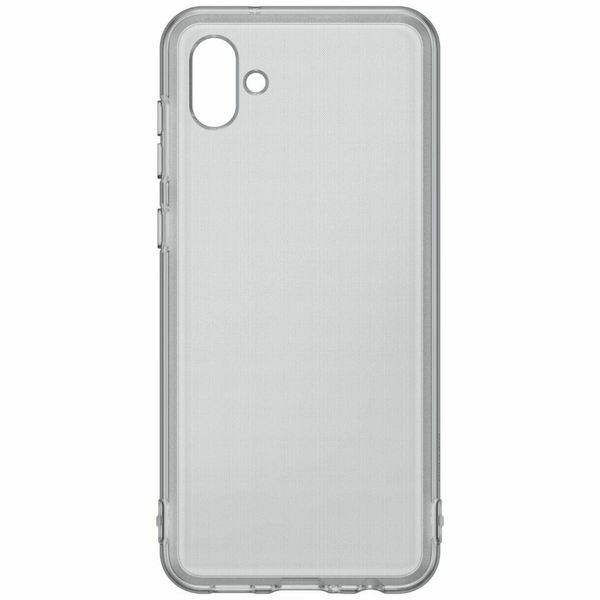 Чохол-накладка Samsung A04 Soft Clear Cover (EF-QA045TBEGRU) Чорний 262557 фото