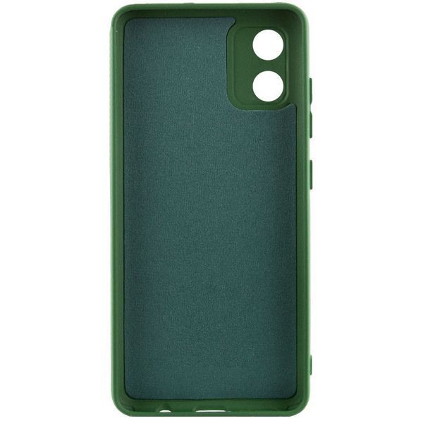 Чохол TPU GETMAN Liquid Silk Full Camera для Motorola Moto E13 Зелений / Dark green 323844 фото