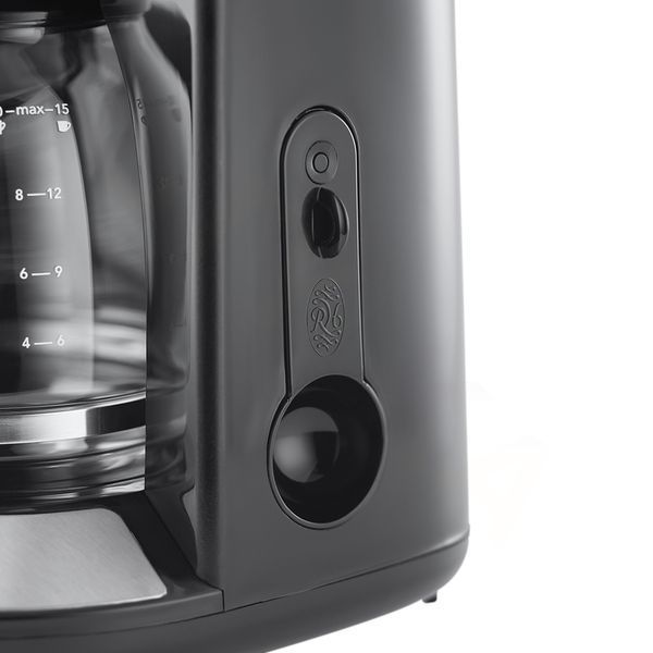 Кавоварка Russell Hobbs крапельна Honeycomb 1.25л, мелена, чорний (27011-56) 364306 фото