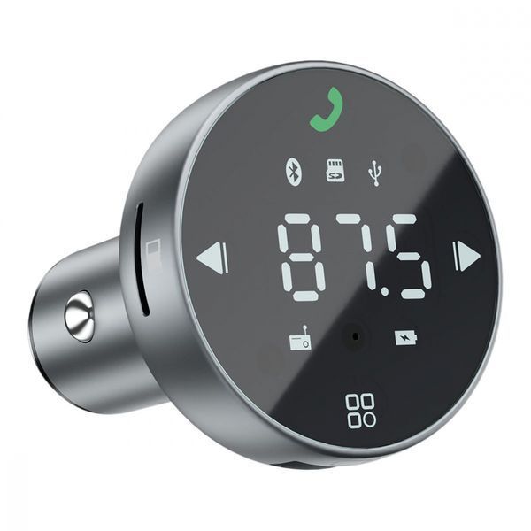 FM-трансмітер Proove Sound Sync 30W (PD+QC3.0) Type-C+USB (FMSS30110003) Grey 285243 фото
