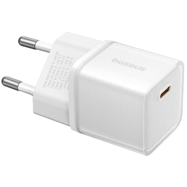 Зарядний Пристрій Baseus GaN5S 30W Wall charger 1Type-C (P10162504213-00) White 289544 фото