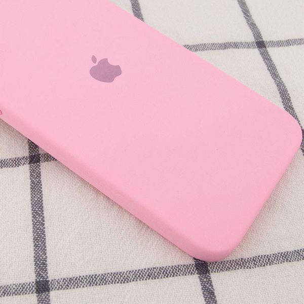 Чохол Silicone Case Square Full Camera Protective (AA) для Apple iPhone 11 Pro (5.8") Рожевий / Light pink 215253 фото