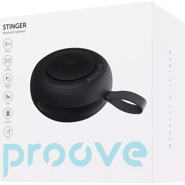Портативна Акустика Proove Stinger 5W (PDSG100010001) Black 287028 фото
