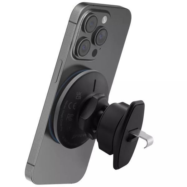 Автомобільний тримач З бездротовою зарядкою Proove Magic Circle 15W (WHMC15020006) Silver 287145 фото
