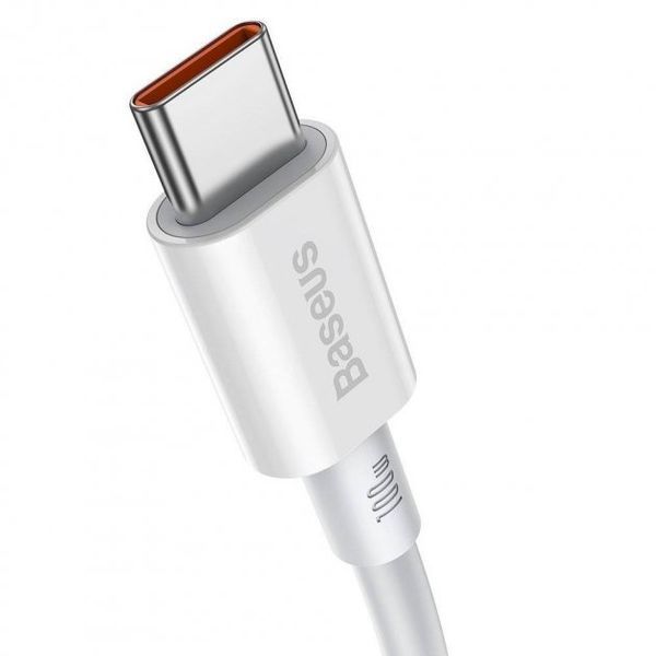 Кабель Baseus Superior Series Fast Charging Data USB кабель Type-C To Type-C 100W 2М (CATYS-C02) White 253557 фото