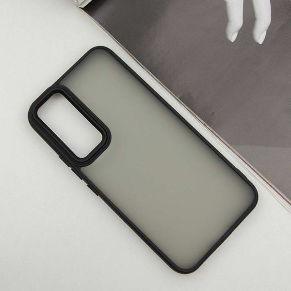 Чохол TPU+PC Lyon Frosted для Samsung Galaxy A55 Black 295746 фото