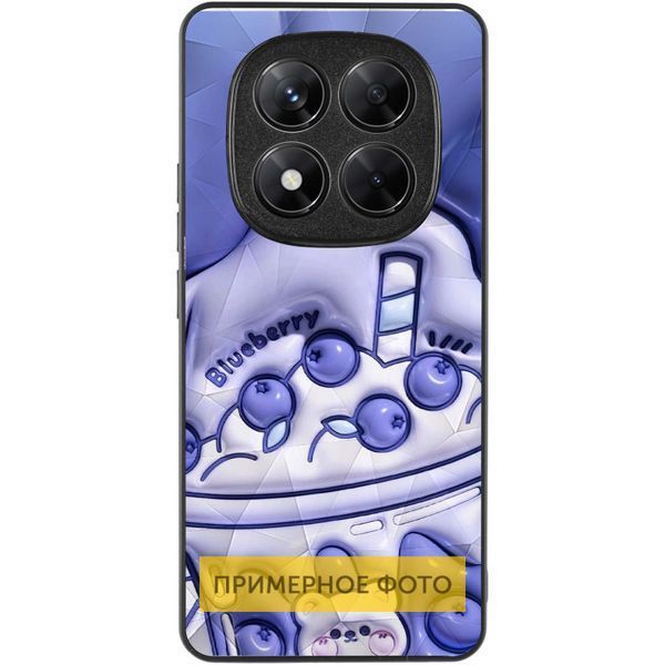 TPU+PC чохол Prisma Fluffie для Xiaomi Redmi Note 14 4G (Int. version) Blueberry 358084 фото