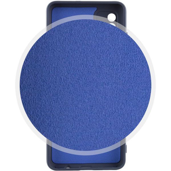 Чохол TPU GETMAN Liquid Silk Full Camera для Samsung Galaxy A51 Синій / Midnight Blue 345326 фото