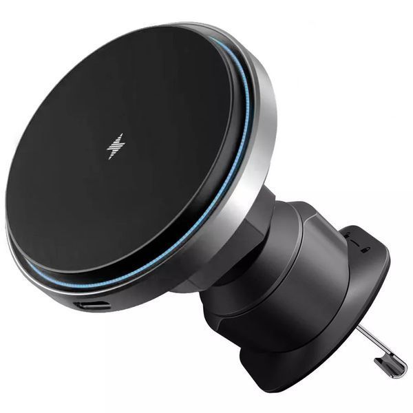 Автомобільний тримач З бездротовою зарядкою Proove Magic Circle 15W (WHMC15020006) Silver 287145 фото