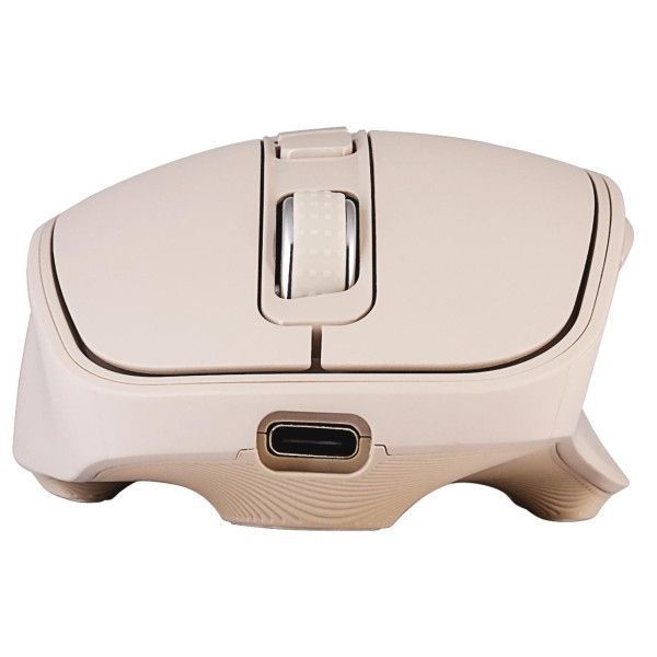 Миша YENKEE YMS 2080BG SLIDER, Wireless, Rechargable, Бежевий 393244 фото