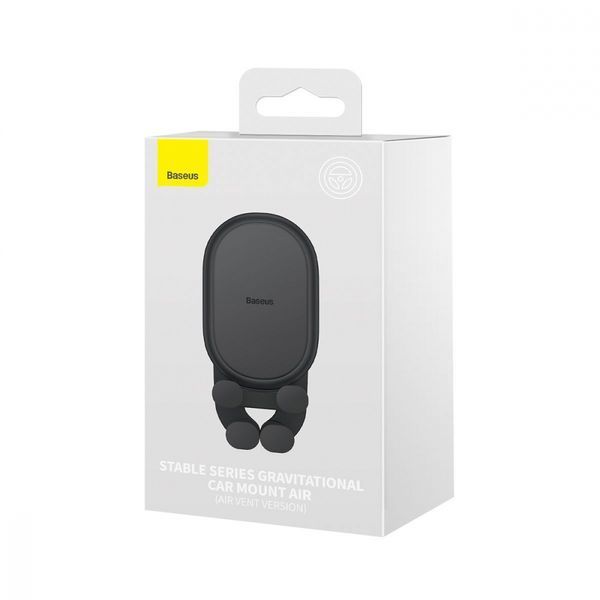Автомобільний тримач Baseus Stable Gravitational Car Mount Air (Air Outlet Version) (SUWX020001) Black 266312 фото