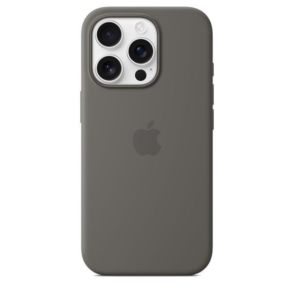 Чохол-накладка Apple iPhone 16 Pro Silicone Case with MagSafe - Stone Gray (MYYL3) 322323 фото