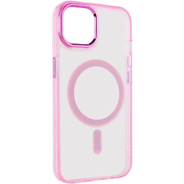 Чохол TPU Iris with MagSafe для Apple iPhone 12 Pro Max (6.7") Рожевий 272110 фото