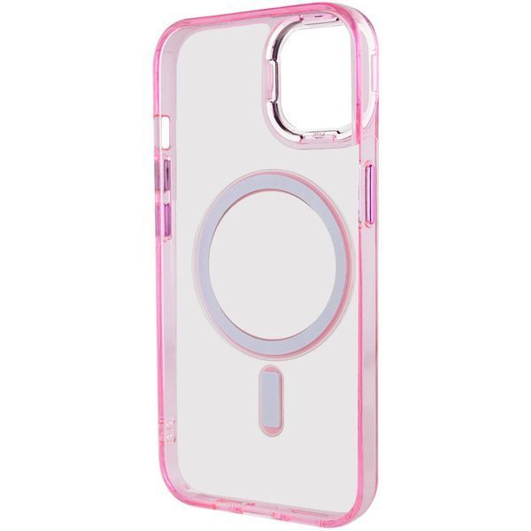 Чохол TPU Iris with MagSafe для Apple iPhone 12 Pro Max (6.7") Рожевий 272110 фото