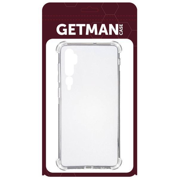 TPU чохол GETMAN Ease logo посилені кути для Xiaomi Mi Note 10 / Note 10 Pro / Mi CC9 Pro Безбарвний (прозорий) 202100 фото