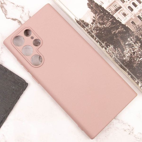 Чохол Silicone Cover Lakshmi Full Camera (A) для Samsung Galaxy S23 Ultra Рожевий / Pink Sand 268236 фото